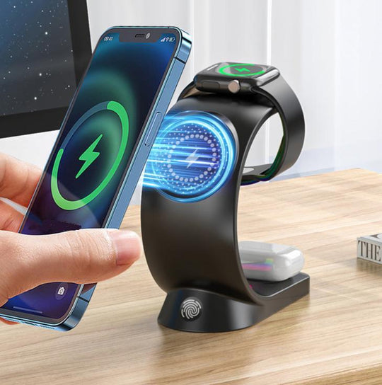 ChargeHub™ 4-in-1 Magnetic Wireless Charger