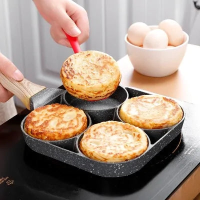 2/4 Hole Thickened Omelet Pan Non-stick