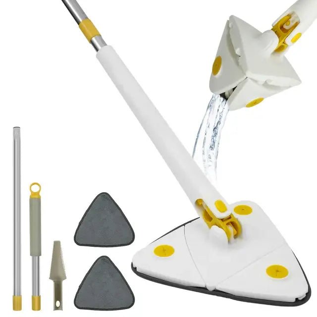 360° Rotatable Telescopic Triangle Mop