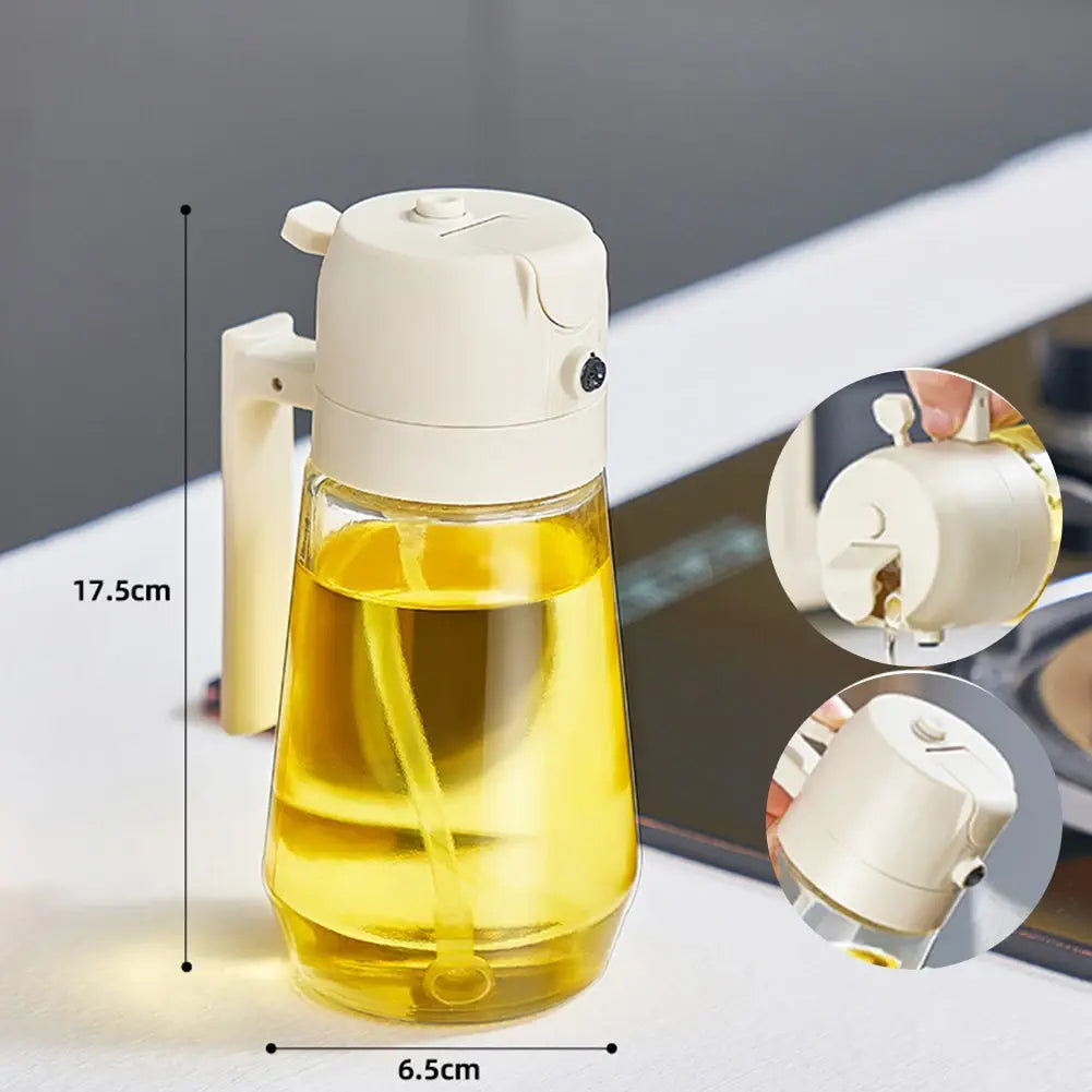 2 In 1 Kitchen Oil Spray Bottle