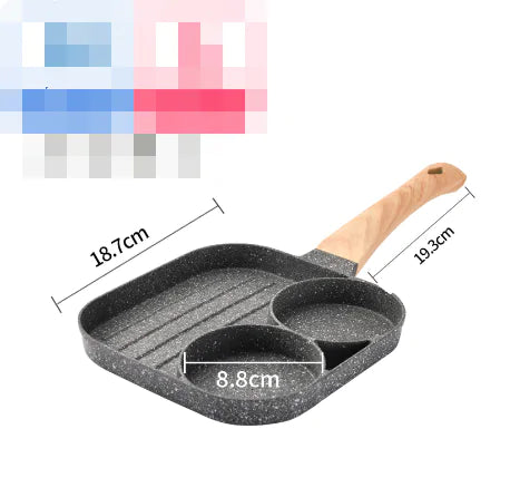 2/4 Hole Thickened Omelet Pan Non-stick