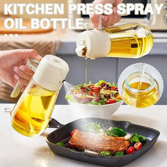 2 In 1 Kitchen Oil Spray Bottle