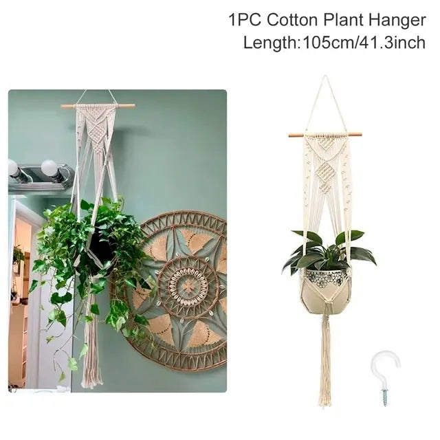 Hanging Plant Handmade Macrame Plant Hanger