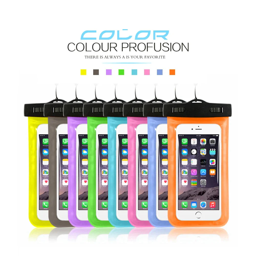 3 Pack Waterproof Floating Cell Phone Pouch Dry Bag Case Cover