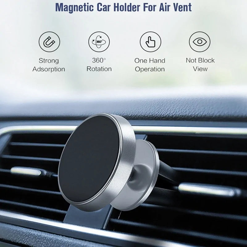 Universal Magnetic Car Phone Holder 360