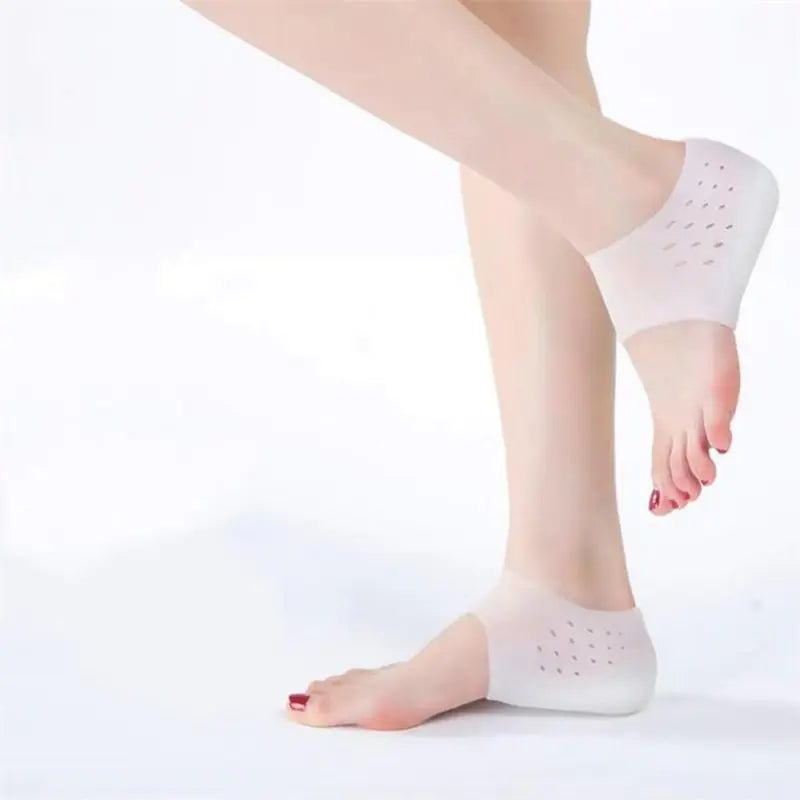 Unisex Elastic Heel Silicone Height Lifting Insoles