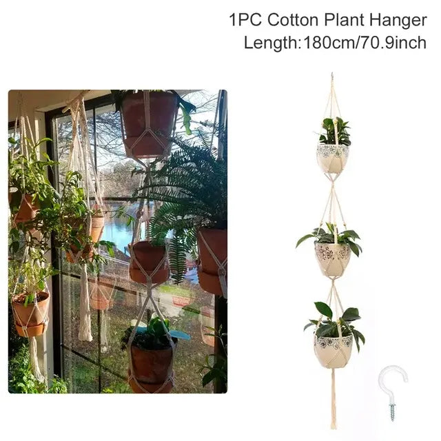 Hanging Plant Handmade Macrame Plant Hanger