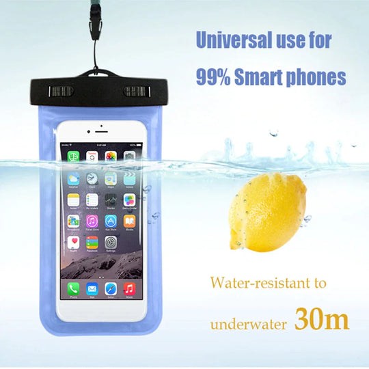 3 Pack Waterproof Floating Cell Phone Pouch Dry Bag Case Cover