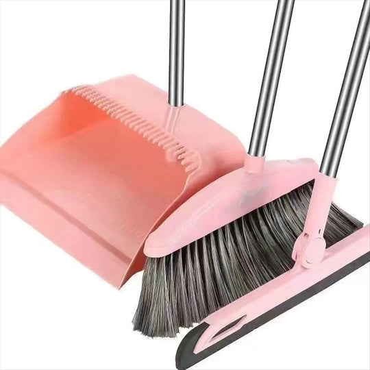 SwiftSweep™ Broom and Dustpan Set