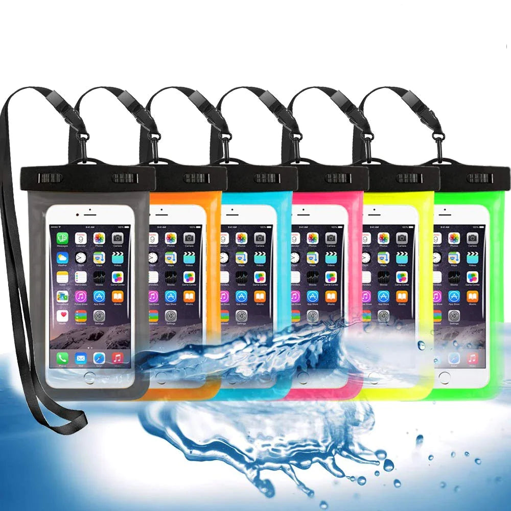 3 Pack Waterproof Floating Cell Phone Pouch Dry Bag Case Cover