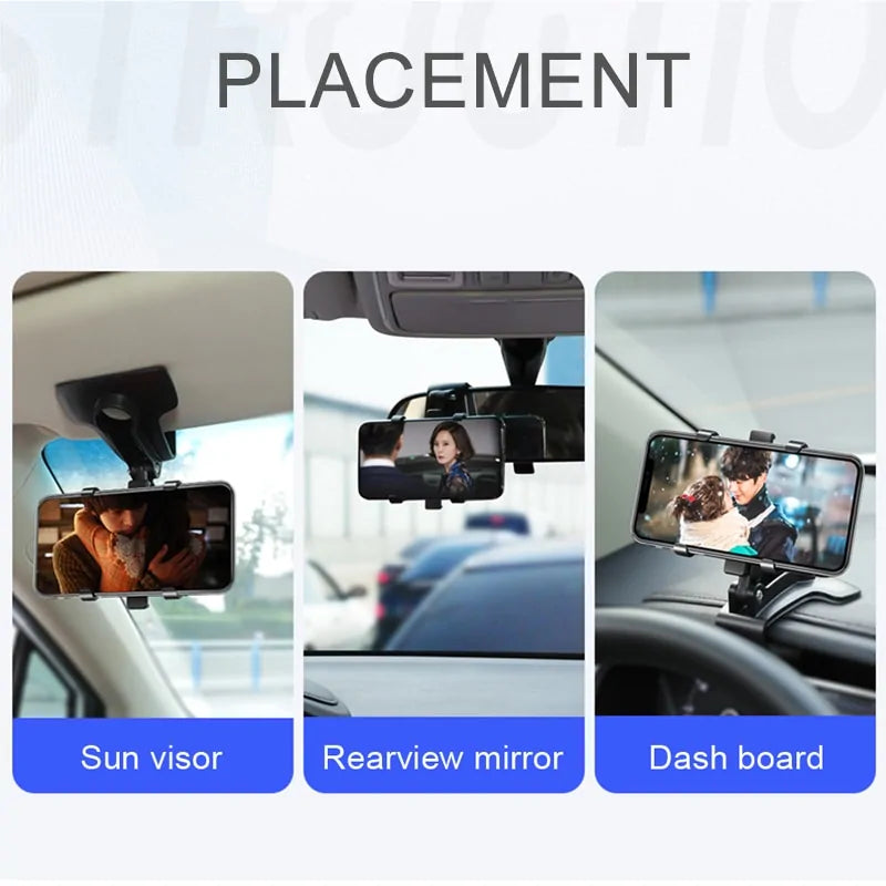 360 Degrees Car Phone Holder