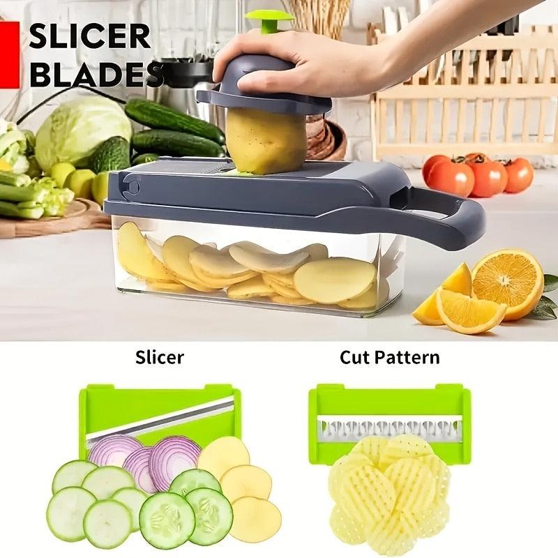 Purtly Vegetable Slicer 16 in 1 Multifunctional