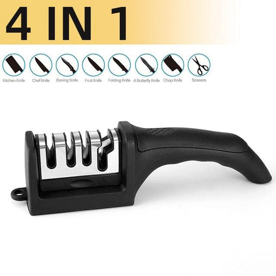 Purtly Knife Sharpener - Kitchen 3 Segment Knife Sharpener