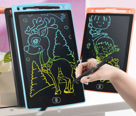 Purtly - Colorful 8.5-inch Drawing Tablet for Kids